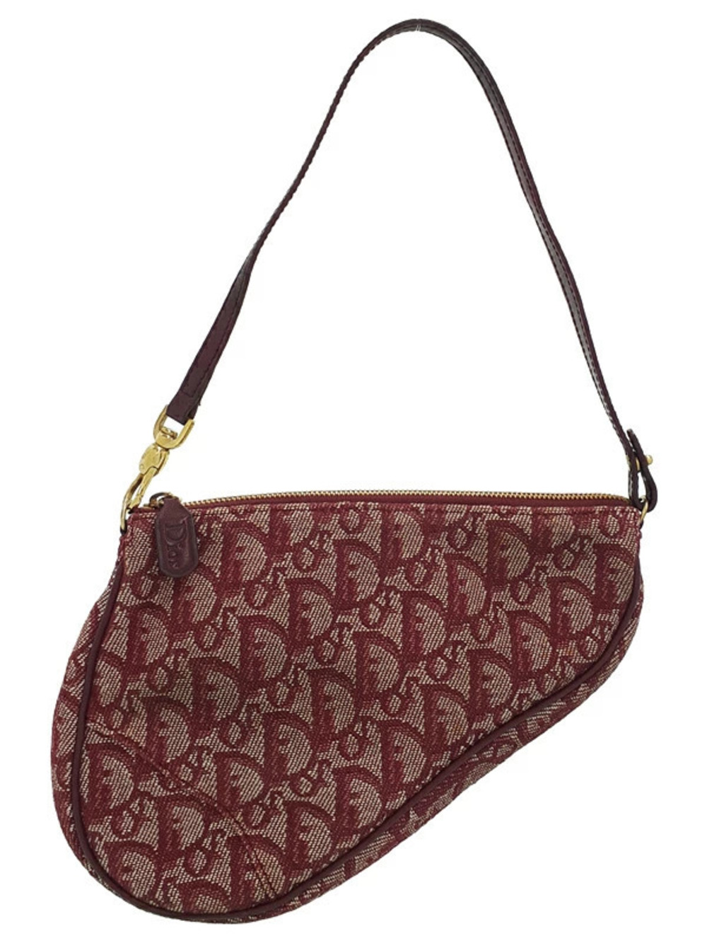 Christian Dior Trotter Saddle Pouch Clutch Handbag